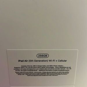 iPad Air (5th generation) wifi +celular 256gb